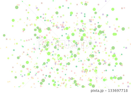 Light multicolor background, colorful vector texture with circles. Splash effect banner. Glitter silver dot abstract illustration with blurred drops of rain. Pattern for web page, banner,poster, card 133697718