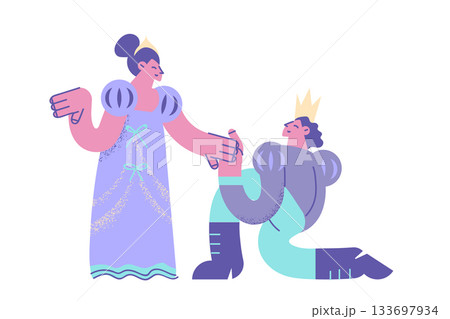 Making proposal and engagement concept 133697934