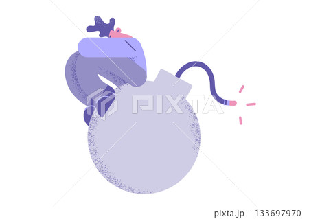 Business danger and risks concept. 133697970