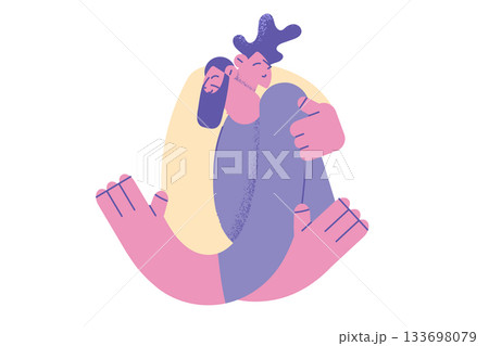 Taking care of grandparents concept. Taking care of grandparents concept. 133698079