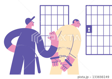 Crime, punishment and prison concept Crime, punishment and prison concept 133698149