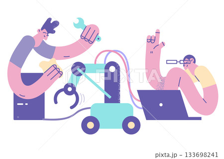 Repairing system unit manual concept. 133698241