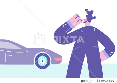 Security service of star or businessman concept. 133698435