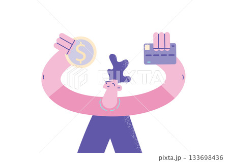 Making money and wealth concept. 133698436