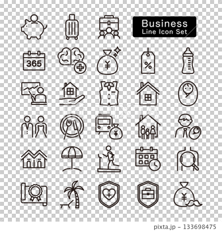 業務圖標集 133698475
