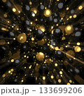 Dramatic Explosion: Luxury Background with Hyper-Vibrant Gold Bokeh Dramatic Explosion: Luxury Background with Hyper-Vibrant Gold Bokeh 133699206