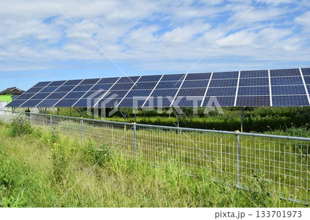 ソーラーパネル 自然エネルギー ソーラーパネル 自然エネルギー 133701973