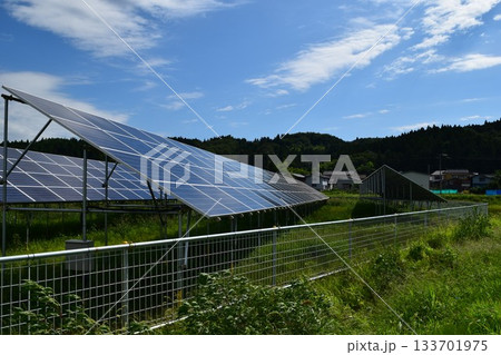 ソーラーパネル 自然エネルギー ソーラーパネル 自然エネルギー 133701975