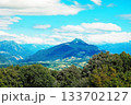 View of the Alps from the top of Mount Saleve. 133702127