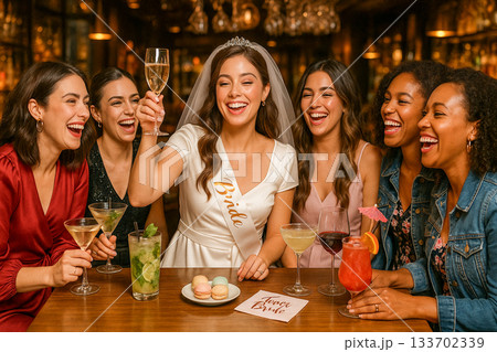 Celebration With Friends At A Party 133702339