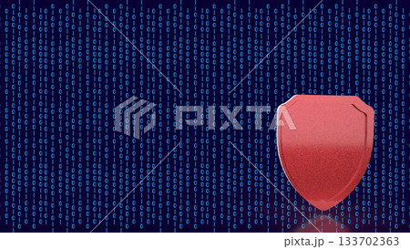 Cybersecurity Digital Shield Data Protection 3d render. Cybersecurity Digital Shield Data Protection 3d render. 133702363