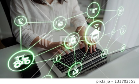 Smart Agriculture Technology for Modern Farming Funnel Smart Agriculture Technology for Modern Farming Funnel 133702555