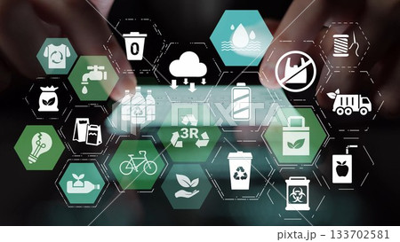3R reuse reduce recycle concept for sustainability Funnel 3R reuse reduce recycle concept for sustainability Funnel 133702581