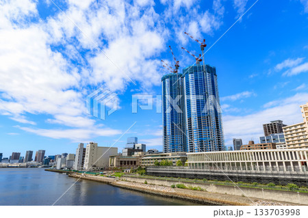 東京 中央区 豊海町 建設中のタワーマンション 東京 中央区 豊海町 建設中のタワーマンション 133703998