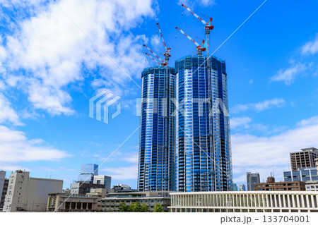 東京 中央区 豊海町 建設中のタワーマンション 東京 中央区 豊海町 建設中のタワーマンション 133704001