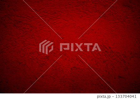 Abstract red background with plaster wall texture 133704041