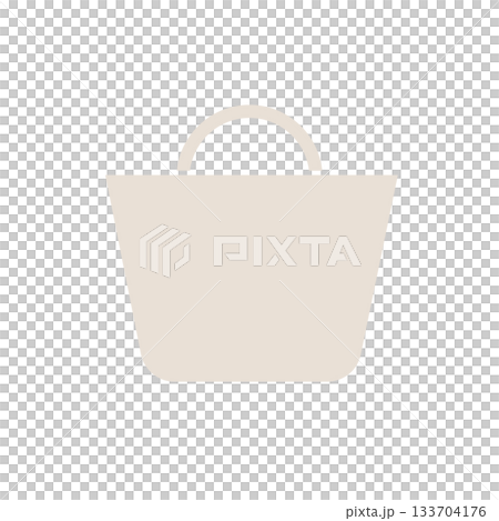 包，手提包，袋子，米色，圖標，簡約，白色背景，向量 png 133704176