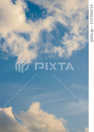 秋の空 夕暮れの時の空と雲33 秋の空 夕暮れの時の空と雲33 133704214