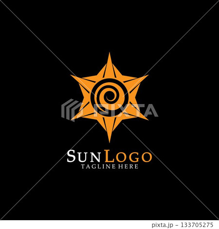 Sun Vector illustration Icon Sun Vector illustration Icon 133705275