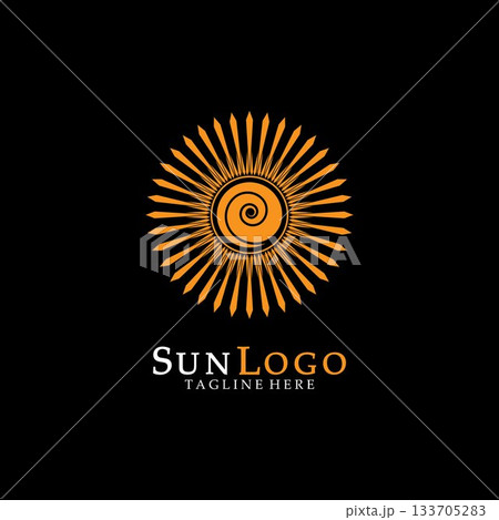 Sun Vector illustration Icon 133705283