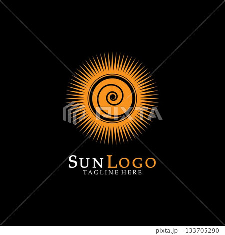 Sun Vector illustration Icon Sun Vector illustration Icon 133705290