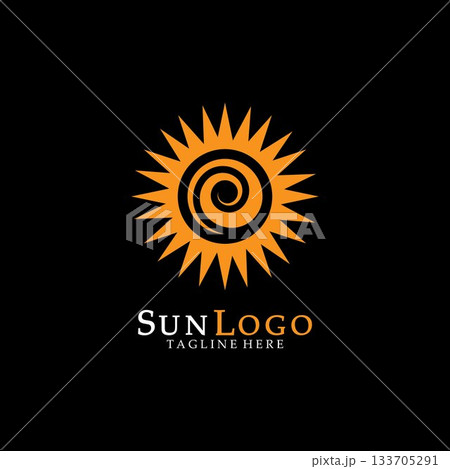 Sun Vector illustration Icon Sun Vector illustration Icon 133705291