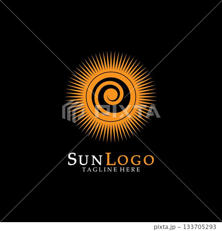 Sun Vector illustration Icon 133705293