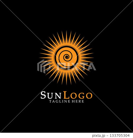 Sun Vector illustration Icon 133705304