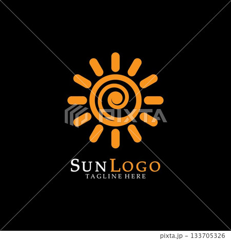 Sun Vector illustration Icon 133705326