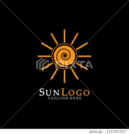 Sun Vector illustration Icon 133705337