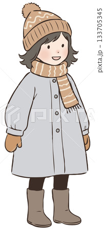 冬服の女の子 133705345