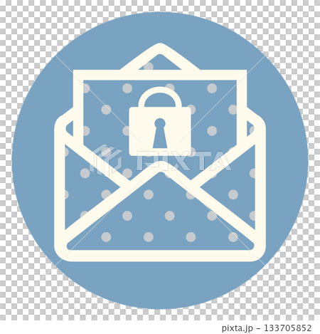 Email simple icon key blue polka dots Email simple icon key blue polka dots 133705852