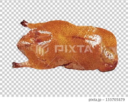 Peking duck (whole chicken) without plate 133705879