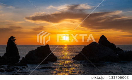 笹川流れ・夕景 133706008