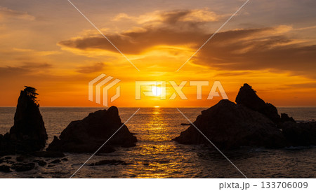 笹川流れ・夕景 133706009