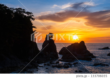 笹川流れ・夕景 133706035