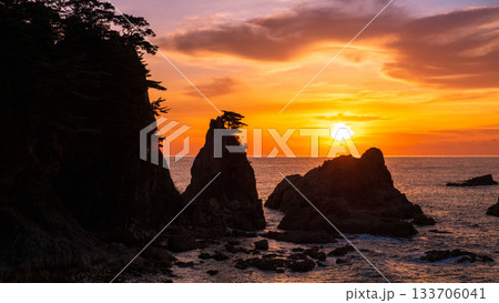 笹川流れ・夕景 133706041