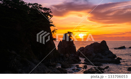 笹川流れ・夕景 133706053