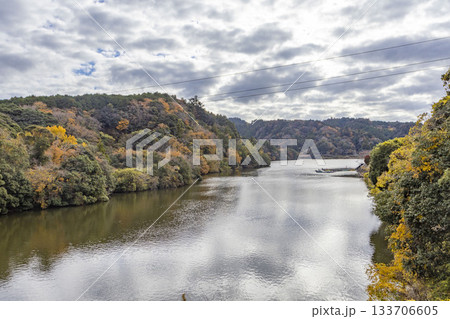 亀山湖の風景 亀山湖の風景 133706605