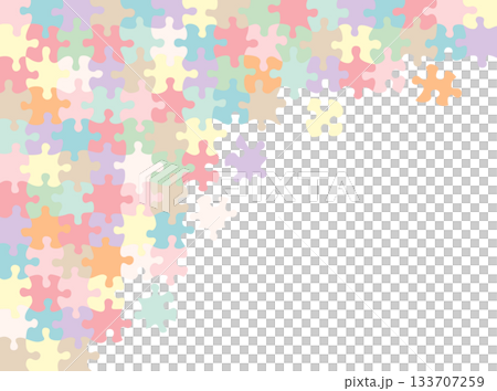 拼圖框 粉彩 133707259