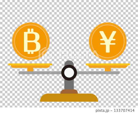 貨幣圖示：比特幣虛擬貨幣 133707414