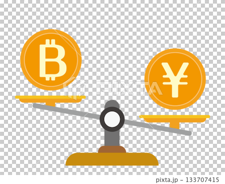 お金のイラスト ビットコイン 仮装通貨 お金のイラスト ビットコイン 仮装通貨 133707415