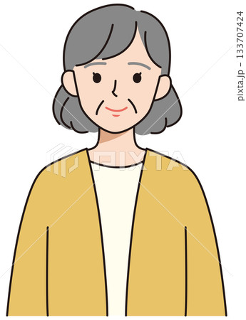 シニア女性 133707424