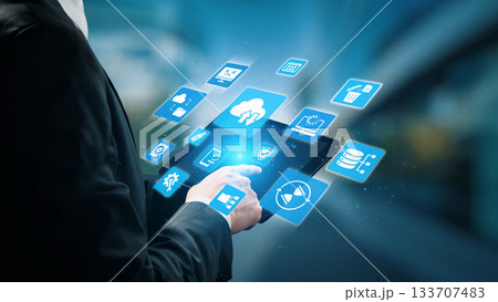 Data backup cloud system network connection concept Gist 133707483