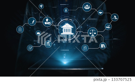 Digital law interface displaying justice scale, highlighting digital law Elide Digital law interface displaying justice scale, highlighting digital law Elide 133707525