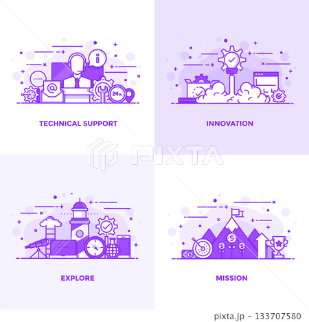 Flat line Purple Designed Concepts 11 133707580