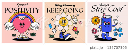 Pop art Characters design - Summer time 2 133707596