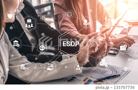 ESOP incentive system and employee growth program concept Parse ESOP incentive system and employee growth program concept Parse 133707730