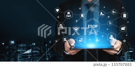 ESOP incentive system and employee growth program concept Parse ESOP incentive system and employee growth program concept Parse 133707883