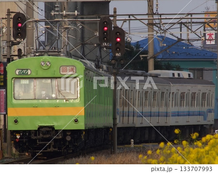 秩父鉄道　関西線カラー　超レアな6両運転 133707993